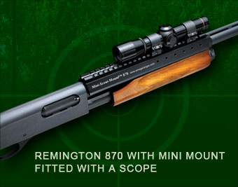 Remington 870 with accessories